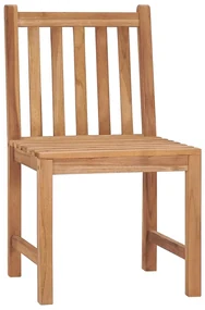 vidaXL Tuinstoelen 6 st massief teakhout