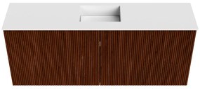 Mondiaz Joya 100cm toiletmeubel ruby met wastafel faye midden zonder kraangat talc