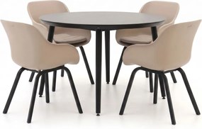 Diningset Hartman | 4 personen | Tuinset kunststof | 5-delig | Kees Smit Tuinmeubelen