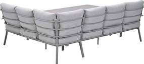 Garden Impressions Senja lounge dining set 3-delig rechts - valley sand
