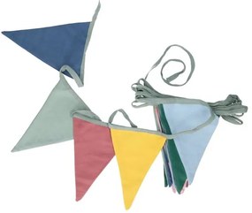 Stoffen vlaggenlijn, GOTS bio-katoen, diverse kleuren, grote vlag, 6,5 meter