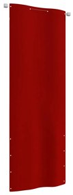 vidaXL Balkonscherm 80x240 cm oxford stof rood