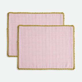 Set van 2 placemats in katoen/linnen Trattoria