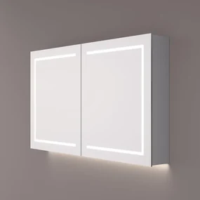 Hipp Design 62000 spiegelkast met LED en spiegelverwarming 140x70x14cm