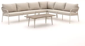 Bellagio Nova Siri/ROUGH-K hoek loungeset 5-delig