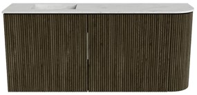 Mondiaz Joya DLux 90cm toiletmeubel ronding rechts shadow met wastafel faye links 1 kraangat opalo