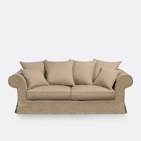 Bank 2-, 3- of 4-zits, omvormbaar, afneembare hoezen, in dik linnen, ADELIA