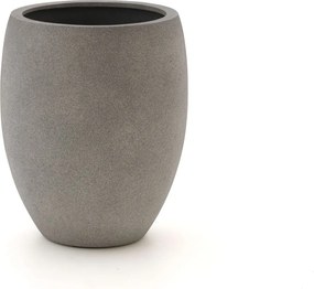 + 15% kassakorting | Bloempot Luca Lifestyle Grigio | Taupe Kunststof | ø55cm | Geschikt voor buiten en binnen | Kees Smit Tuinmeubelen