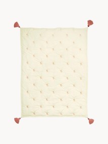 Gewatteerde knuffeldeken Bows van biologisch katoen