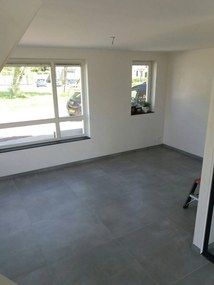 Vloertegel 90x90 Cm Betonlook Fairy Dark Donker Grijs H96