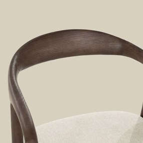 Eleonora Rayven Barkruk Hout Wabi Sabi Stijl Bruin