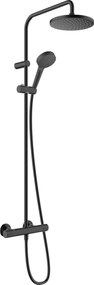 Hansgrohe Vernis Blend regendoucheset met 3 straalsoorten Ø21cm mat zwart
