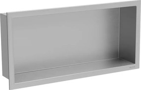 Mexen X-Wall-R niche plank met flens 45 x 20 cm, inox - 1910452010