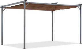 Bruine La Palma 3x4m Tuinpunt terraspergola