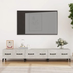 vidaXL Tv-meubel 150x34,5x30 cm bewerkt hout betongrijs