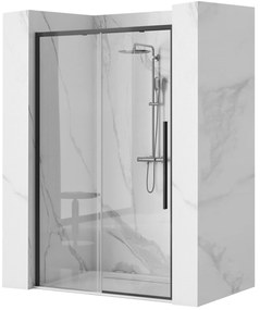 Douchedeur Rea Solar BLACK MAT 90
