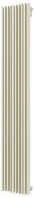 Plieger Antika Retto designradiator verticaal middenaansluiting 1800x295mm 1111W wit structuur