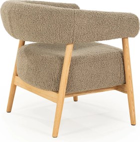 Fauteuil Eiken Frame Taupe