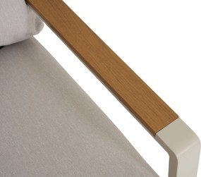 Hoek loungeset  Aluminium Taupe  Domani Furniture Leaf