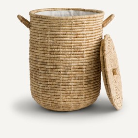 Linnenmand in waterhyacint, Kunda