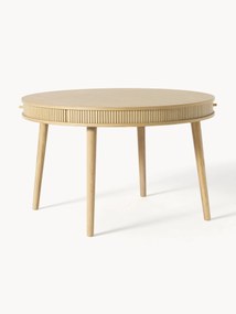 Ronde eettafel Calary met opbergruimte, Ø 120 cm