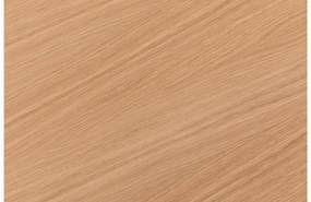 Goossens Salontafel Saya organisch, hout eiken blank, modern design, 61 x 33 x 49 cm