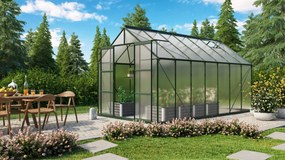 Vitavia Uranus serre - 11,5m² - met 4 mm polycarbonaat - Donkergroen