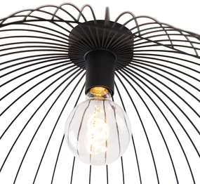 Design plafondlamp zwart 50 cm - Pua Design E27 rond Binnenverlichting Lamp