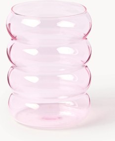 Mondgeblazen borosilicaatglazen Bubbly, 4-delig