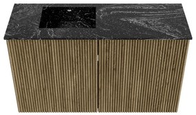 Mondiaz Joya DLux 70cm toiletmeubel dusk met wastafel faye links zonder kraangat lava
