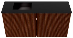 Mondiaz Joya 80cm toiletmeubel ruby met wastafel faye links zonder kraangat urban