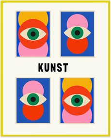 Ingelijste digitale print Kunst