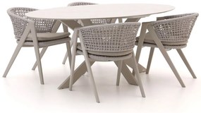 + 10% kassakorting | Diningset Manifesto | 4 personen | Tuinset sintered stone | 5-delig | Kees Smit Tuinmeubelen