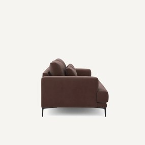 2-zits bank in linnen fluweel, Marsile