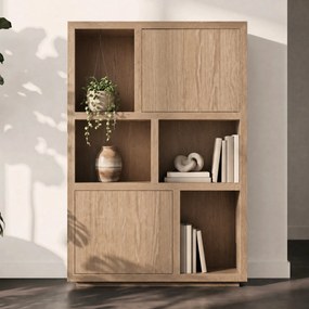 Moderne Kast Van Lichtbruin Eiken - 120x42x170cm.