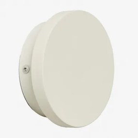 Arizona Rvs Led Badkamer Wandlamp Ø12 Cm & Gardenia Wit - Sklum