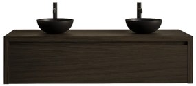 Gliss Design Ares badmeubel 120cm charcoal zonder waskom