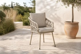 Tuinstoel Rope Zand/Beige Coco Oliva