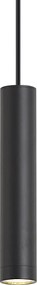 Design hanglamp zwart GU10 50mm IP44 - Tuba