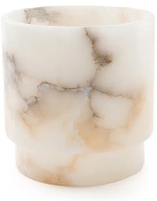 Theelichthouder in albast, Albasti