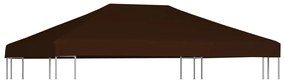 vidaXL Prieeldak 310 g/m² 3x4 m bruin