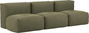 Soft Zitzak Indoor 3 Seater Open - Corduroy Olive