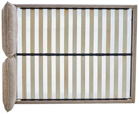 Bedframe Beige Stof 180x200 Cm