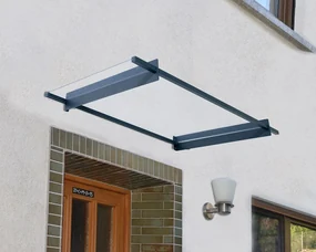 Moderne deurluifel Nancy 1,5 m Palram - Canopia antraciet