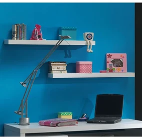 Vipack Wandschappen 2 st Lara hout wit