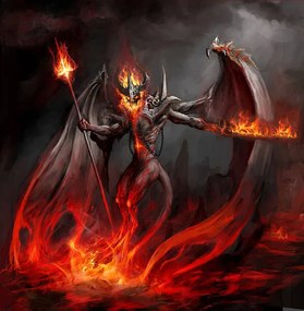 Ilustratie fire lord, fotokostic