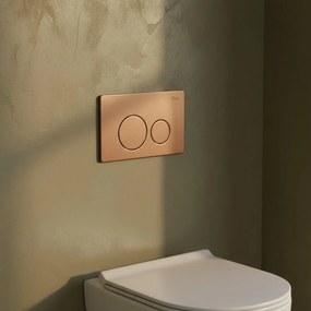 Drukknop voor WC-muurinstallatie Rea I K011A-Q Copper Brush