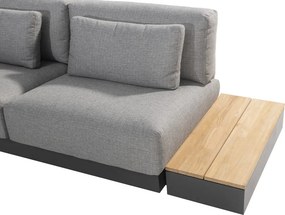 4 Seasons Outdoor Ibiza platform hoekbank XXL * SALE * Loungeset   houtkleur weerbestendig
