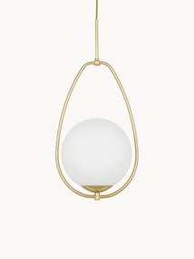 Kleine hanglamp Avalon van opaalglas