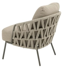 4 Seasons Outdoor Mallorca low dining tuinstoel terre LoungestoelTuinstoel   bruin weerbestendig